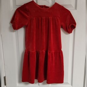 Hanna Andersson Red Velvet Kids Dress